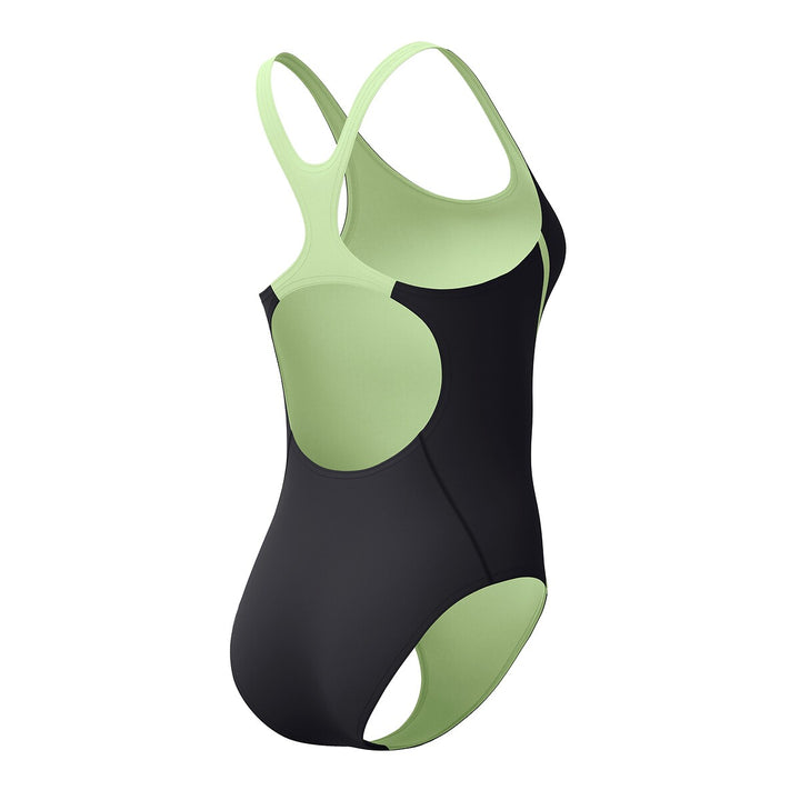 Speedo Solid Splice Medalist Swimsuit
