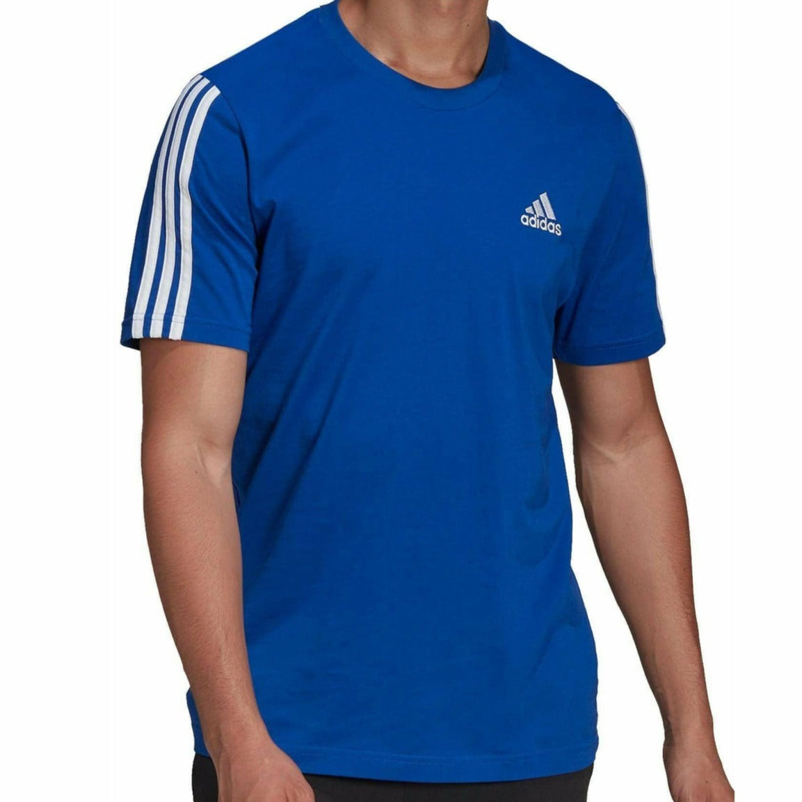 Adidas AeroReady 3 Stripes Short Sleeve Men s T Shirt Knox Sports