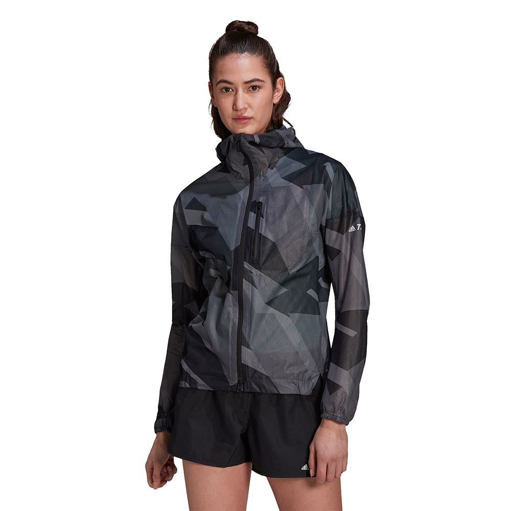 Adidas Lady Terex Agravic Graphic 2.5 Layer Rain Jacket
