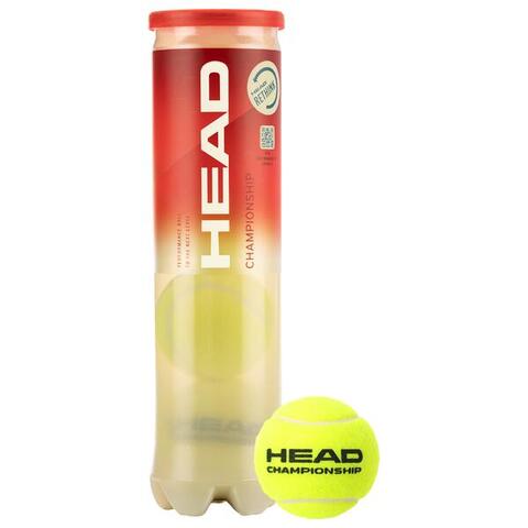 Head Championship Tennis Balls Tube of 4