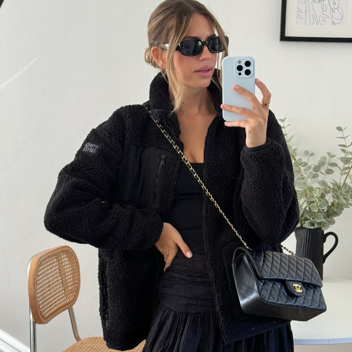 Gym + Coffee Industry Fleece Jacket