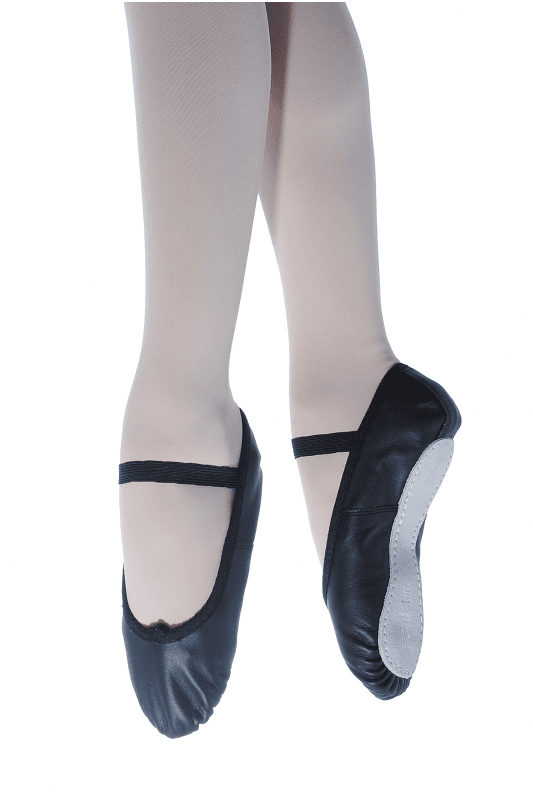 Roch Valley Leather Ophelia Ballet Pump Elastics Attached