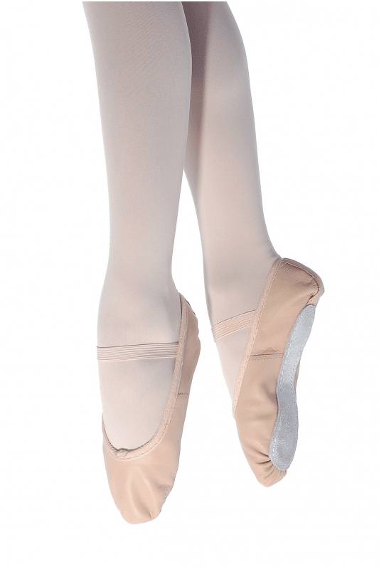 Roch Valley Leather Ophelia Ballet Pump Elastics Attached