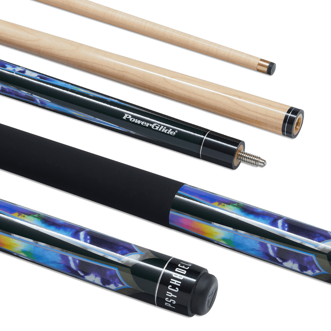 Powerglide Psychedelic Pool Cue