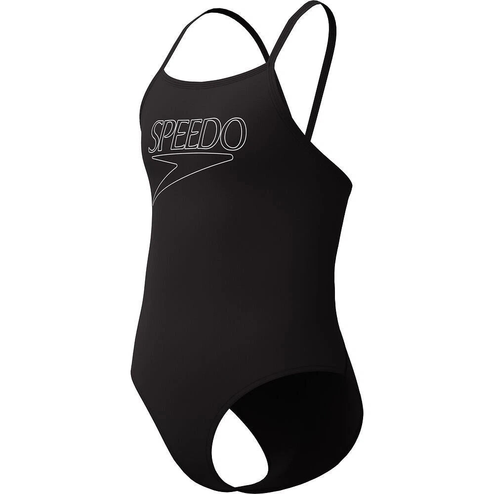 Speedo Endurance+ Logo Thinstrap Swimsuit