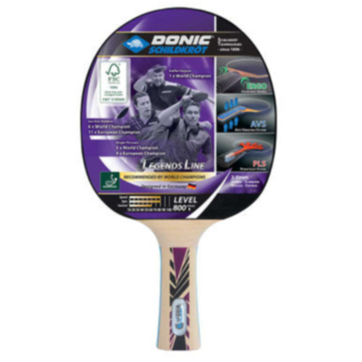 Donic Schildkrot Legends 800 FSC Table Tennis Bat