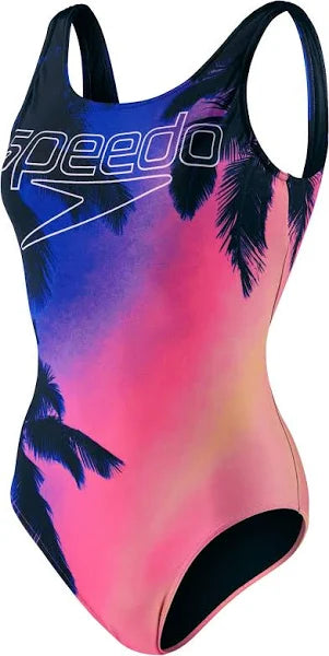 Speedo Digital U Back Swimsuit