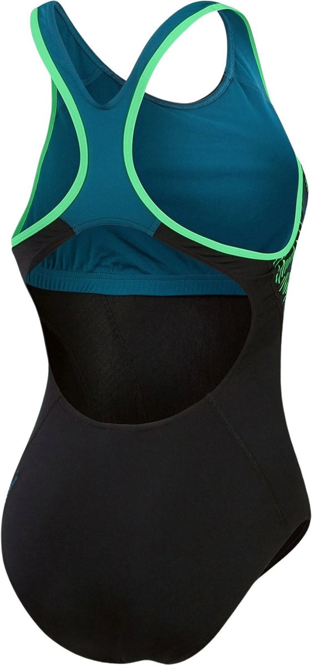 Speedo Placement Laneback Swimsuit