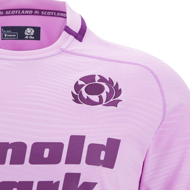 Macron Junior SRU Scotland 25/26 Away Poly Top S/S