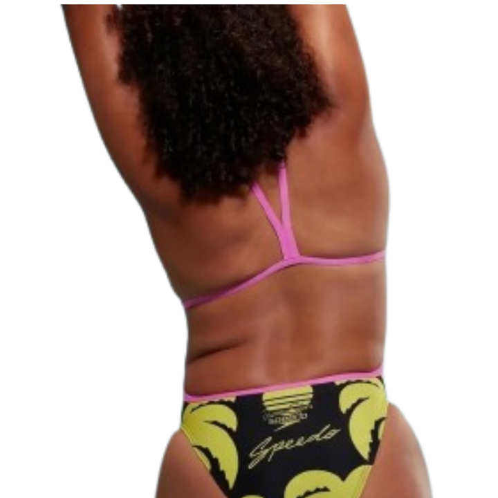 Speedo Jasmin Sehra Print V Print Swimsuit