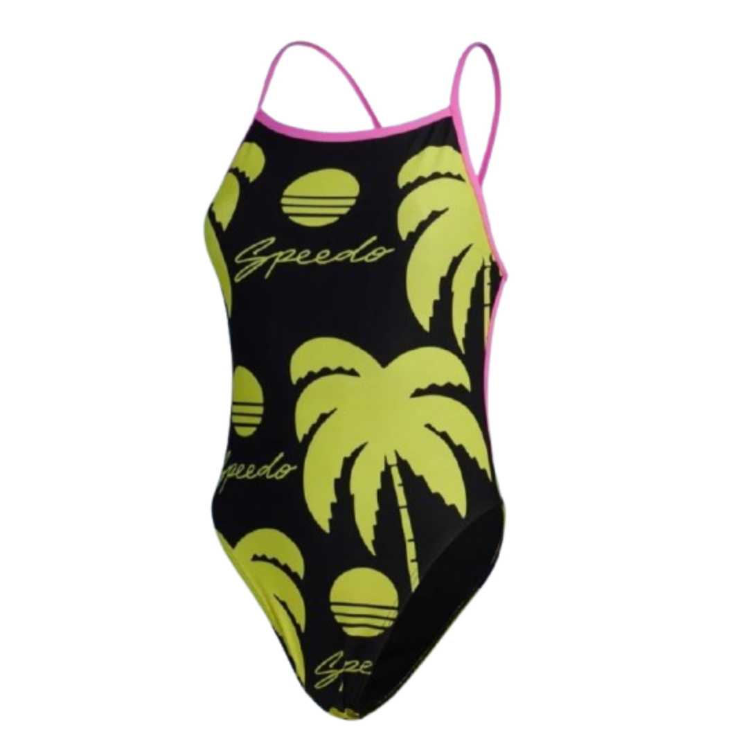 Speedo Jasmin Sehra Print V Print Swimsuit