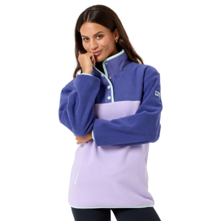 Gym + Coffee Unisex Half Snap Polar Fleece