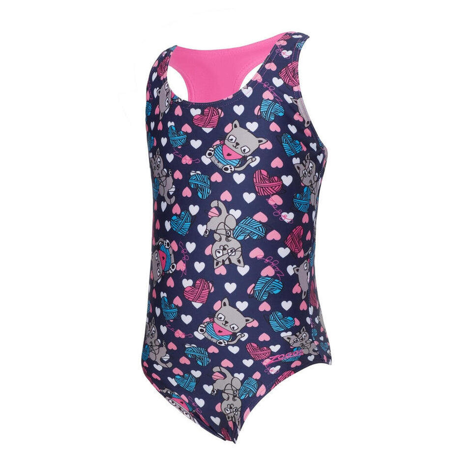 Zoggs Kitty Actionback Swimsuit